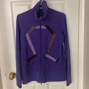 Lulu Lemon Purple Zip Up Size 8